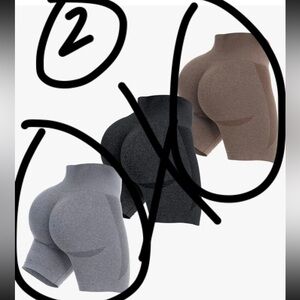 Butt lift scrunch shorts